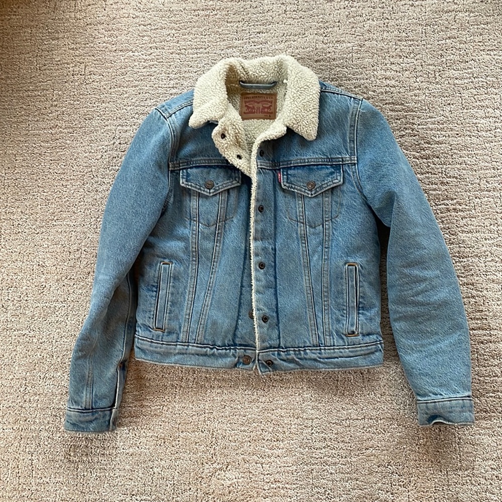 Levi Trucker Sherpa Jean Jacket